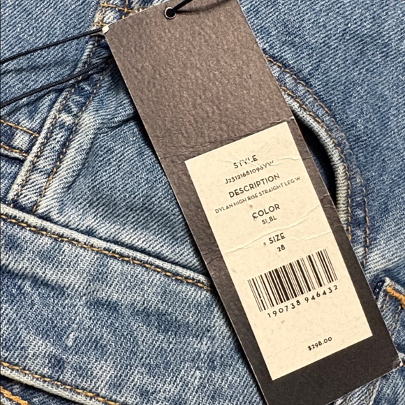 Veronica Beard Dylan High Rise Straight Leg - Picture 12 of 17